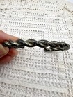 Vintage Southwestern Navajo Style Sterling Silver Twisted Rope Bangle 19 Grams