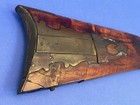 Antique Kentucky Long Rifle 2 Piece Full Length Stock W  Patch Box   Gun Parts