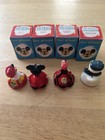 Set Of 4 Vintage Marx Walt Disney Rolykins Toy Steel   Plastic Figures