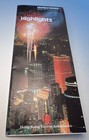Hong Kong Highlights Vintage Tourist Travel Brochure W  Fold Out Map- April 1991
