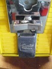 25c Northwestern 60 Yellow Gumball Machine Embossed Glass Globe Curtis Products