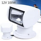 100w Boat Search Light Remote Control  Marine Spotlight 360 Rotate 2500lm 12v