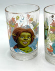 2007 Shrek The Third Collectible Glasses Set Of 4 Mcdonald   s Dreamworks