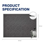 Cat Litter Box Mat  Kitty Pvc Pad  Trapping Rug  Phthalate Free 