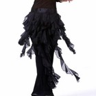 Dance Belt Wrap Dress Belly Dance Costume Hip Scarf Belt Waves Tassel Hip Skirt
