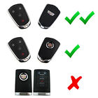 Chrome Black Tpu Key Fob Case For Cadillac Ats Cts Ct6 Xts Xt5 Elr Srx Escalade