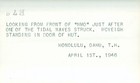 Uscg Apr 1 1946 Tidal Wave Coast Guard Radio Station Hawaii Photo  1 Wave Struck