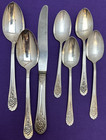 15 Pc Jubilee Silverplated Forks Spoons   Knives Wm Rogers Mfg Flatware Mix