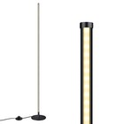 Modern Corner Floor Lamp Dimmable Adjustable Height Tall Standing Light Black