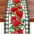 Linen Kentucky Table Runner Horse Race Kentucky Decorations Run For The Roses 