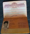 Soviet Ussr Overseas Passport Issued To Female In 1991 