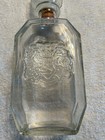 Schenley Glass Bottle Decanter Vintage 1950s Cork Stopper Clear Mid Century Bar