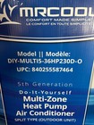 Mrcool Diy 5th Gen 36k 36 000 Btu Multi-zone Mini Split Condenser 230v