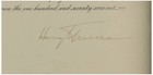 Sept 26 1947 Harry S  Truman Signed Framed Presidential Appointment Beckett Loa