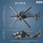 1 72 Scale Ec-665 Tiger Attack Helicopter Quick Build Model Kit     24-piece Diy M