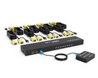 Mt-viki 8 Port Vga Kvm Switch Usb Rackmout Switcher For Mouse Keyboard Monitor