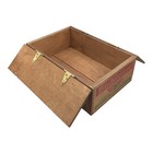 Vintage Budweiser King Of Canned Beer Wooden Box