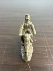 Vintage Atlantic Army Motorcycle And Driver Plastic Rare