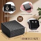 100 Pcs Black Jewelry Gift Boxes 2 x2 x1  Ring Earring Pendant Necklace