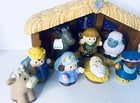 Fisher Price Little People Christmas Nativity Manger Lot Of 10