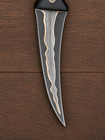 Custom Handmade Damascus Steel Blade With Coper Layer Jambiya Hunting Knife