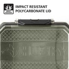 Husky Storage Container Organizer Box Clear Lid Stackable Tool Box 4 Pack