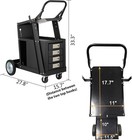 Hevay Duty Rolling Welding Cart 4 Drawers For Tig Mig Welder Plasma Cutter 265lb