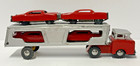 Japan Tin Friction 1950 s Ford Coe  Auto Transport Hauler 4 Cars Vintage