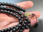 108 Bead Tibetan Ebony Mala 8mm Buddhist Prayer Beads With Dzi Agate  Carnelian