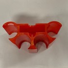 Vintage Catalin Bakelite Translucent Red Poker Chip Caddy Holder Tray Rack 289 G