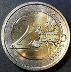 2 Euro Commemorative Coin Italy 2012 G  Pascoli Coloured Uncirculated Gold