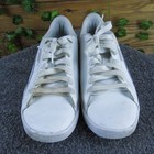 Puma Vikky V2 Women s 9 White Leather Sneakers Casual Comfort Lace-up
