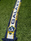 2014 Los Angeles Mls La Galaxy Soccer Adidas Heavy Scarf Navy Blue Fringe