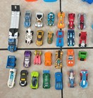 Hot Wheels Track Builder Deluxe Stunt Box Bundle With 26 Die-cast Cars - Used