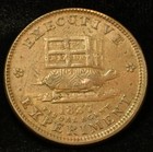 1837 Executive Experiment Copper Hard Times Token - L18 Ht32