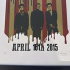Green Day Poster Silk Screen Signed Numbered House Of Blues Cleveland April 2015