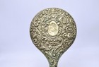 Vintage Silver Plated Hand Mirror Vanity