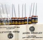 Carbon Comp Resistors 1     2 Wt  Usa  Nos  Vintage   15 Min  Purchase 