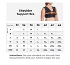 Tommie Copper   Women s Shoulder Support Compression Bra With Front Zipper Small