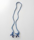 29  Beaded Eyeglass Chain Blue Silver Tone Glasses Holder Strap Sunglasses Cord