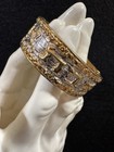 Vintage Hebrew Jewish Isreali Bracelet -    i Will Love You Forever    Signed Ciner