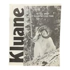 3 Vintage Kluane National Park Alaska Visitor Travel Brochure Map Dall Sheep