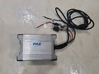 Pyle Plmrmbt5s Marine Grade 600 Watt Amp Bluetooth 2-channel Amplifier  silver 