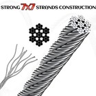 1 8 Inch Stainless Steel Cable Wire Caple  100ft String Hanging Wire Rope 7x7 St