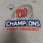 Washington Nationals 2019 World Series Champions Gray M 10 12