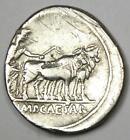 Roman Octavian Augustus Ar Denarius Silver Coin 30 Bc - Vf  very Fine 