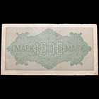 1922 Germany 1000 Mark Post Ww1 Pre Ww2 Banknote Paper Money Kaiser Inflation