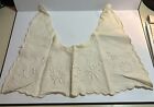Vintage Antique Victorian Handmade Cotton Lace Collar Trim Scalloped Floral 20s