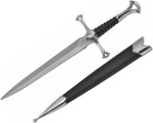 Medieval Sword Prop Stainless Steel 13 5-inch Short Sword With Sheath Cosplay