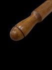 Vintage Solid Wood Rolling Pin 15    One Piece Hardwood Farmhouse Kitchen